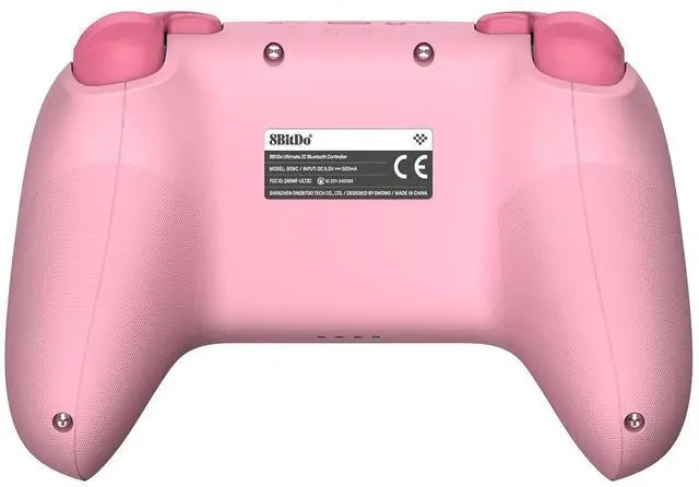 Alt view image 10 of 12 - 8BitDo Ultimate 2C Bluetooth Controller for Switch/Switch 2, Wireless Controller with 6-Axis Motion Control, Rumble Vibration, Refined D-Pad and Bumpers, and Hall Effect Joysticks (Pink)