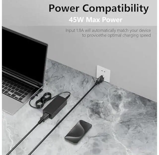 Alt view image 10 of 12 - Laptop Charger fit for Acer Aspire 3 14 15 A314 A314-22 A314-23p A315-23 A315-22 A315-34 A315-58 A315-58G A315-57G A315-44P A315-24 A315-51P A315-24P A315-35 n23c3 Laptop Power Cord