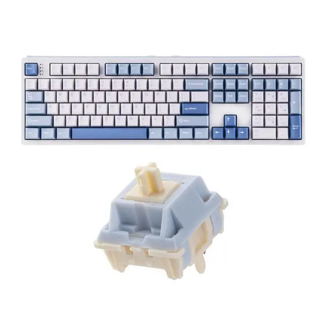 Alt view image 8 of 14 - TH108 Full Size Mechanical Keyboard+Sorane 39gf Gaming Keyboard Switches Set