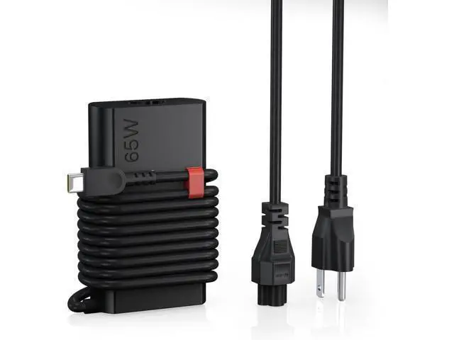 Alt view image 8 of 14 - New Slim 65W USB C Laptop Charger for Laptop Charger Compatible with ThinkPad/Yoga/ThinkBook Chromebook Computer Fast Charging Type C Power Adapter