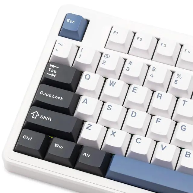 Alt view image 11 of 14 - Impact80 Tri-Mode Wireless Mechanical Keyboard,USB-C Wired, Hot-Swappable 87 Keys Gasket Mount, RGB Light Bar, 8000mAh Battery, QMK/VIA Compatible RS8 Keyboard for Windows/Mac (Standard Mist)