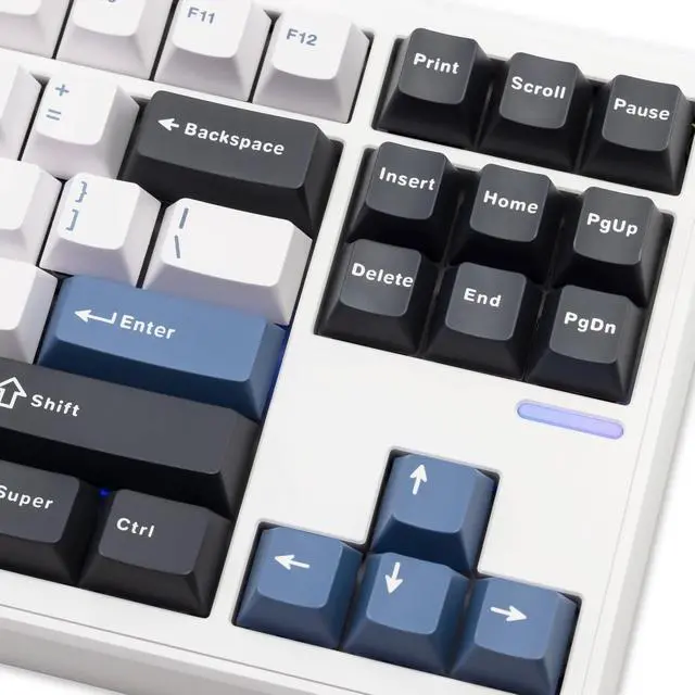 Alt view image 12 of 14 - Impact80 Tri-Mode Wireless Mechanical Keyboard,USB-C Wired, Hot-Swappable 87 Keys Gasket Mount, RGB Light Bar, 8000mAh Battery, QMK/VIA Compatible RS8 Keyboard for Windows/Mac (Standard Mist)