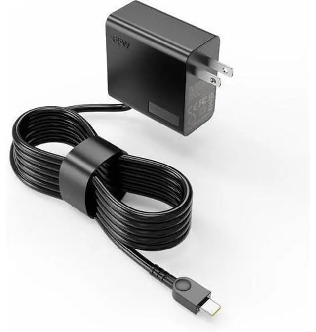 Alt view image 8 of 14 - New Slim 65W USB Type C AC Charger for Thinkpad Yoga Chromebook IdeaPad Laptop Power Supply Adapter Cord