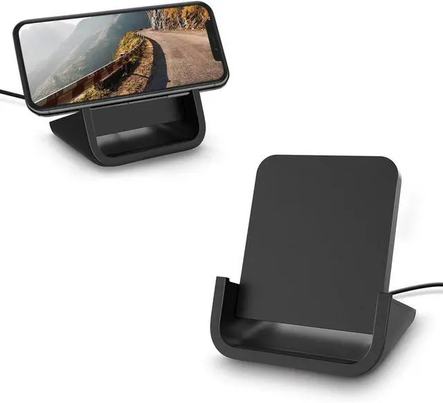 Alt view image 8 of 14 - Wireless Charger YUWISS Wireless Charging Stand Cordless Charger 10/7.5/5W Compatible with iPhone 14 13 12/12 /11Pro Max/XR/XS Max/XS/X/8/8Plus Galaxy S22/S21/S9/S9+/S8/S8+ Note