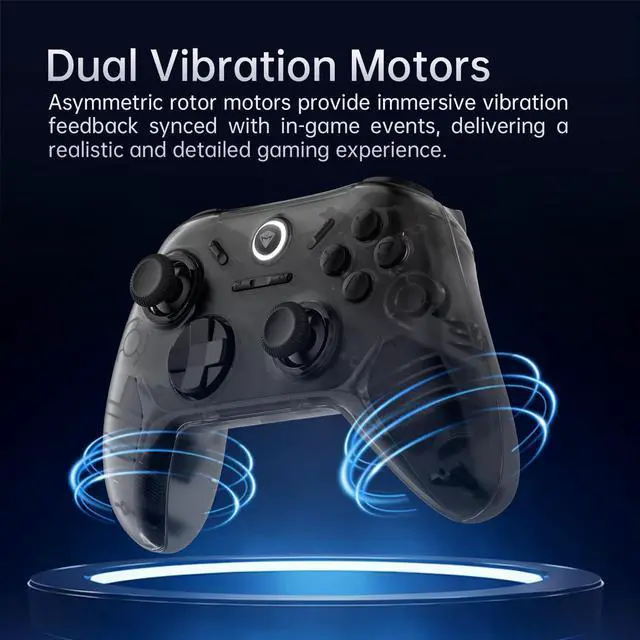 Alt view image 14 of 14 - Machenike G1Pro PC Controller with TMR Joystick, 1000Hz Wireless Gaming Controller for PC, Gyroscope, Multi-Platform for Windows/Android/iOS/Switch2