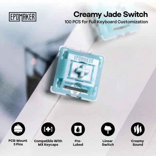 Alt view image 9 of 14 - Creamy Jade 45gf Gaming Keyboard Switches+G84 PRO Wireless Gaming Keyboard with Screen&Knob