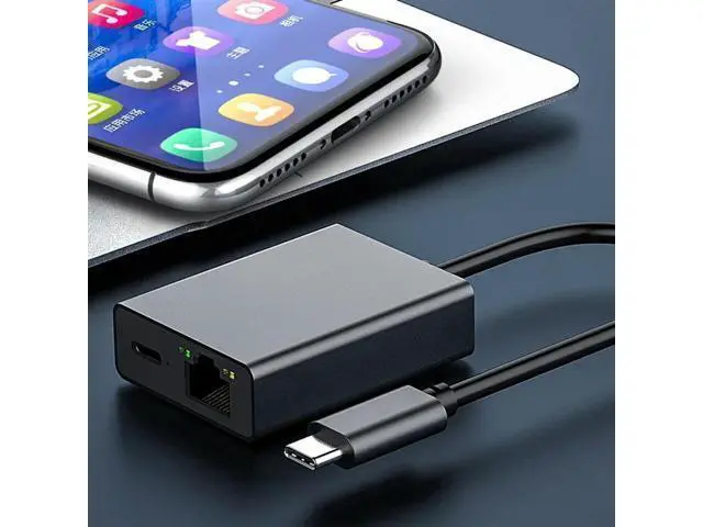 Alt view image 8 of 14 - Ageryu For Google TV 4K USB Dock Adapter USB C Ethernet USB C To Ethernet Adapter Plug And Play Support PD Charging, Easy To Use-N33R