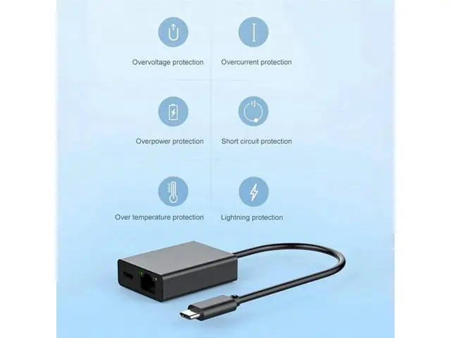 Alt view image 9 of 14 - Ageryu For Google TV 4K USB Dock Adapter USB C Ethernet USB C To Ethernet Adapter Plug And Play Support PD Charging, Easy To Use-N33R