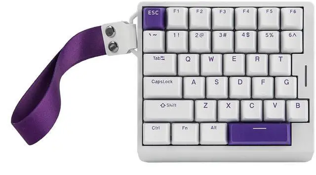 Alt view image 8 of 14 - HE30 One-Handed Wired Hall Effect Keyboard for PC/Gamer | SOCD & Snap Key, 8K Polling & 0.125ms, Adjustable Trigger, PBT Keycap, RGB, Custom Software