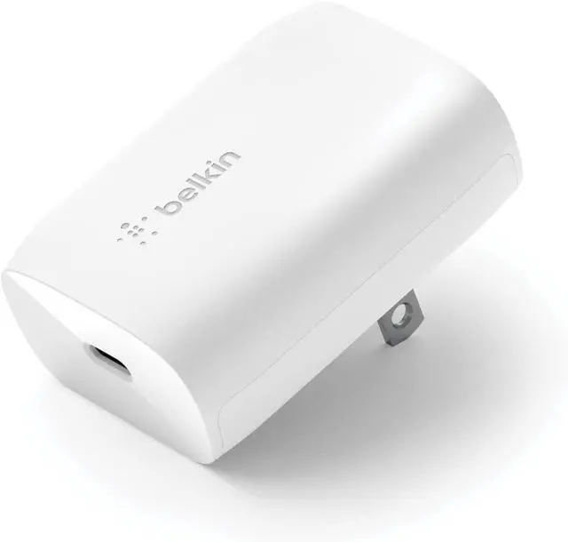 Alt view image 8 of 14 - USB C Charger Block 30W Fast Charging - iPhone 17 Air Pro Pro Max Galaxy S25 iPad AirPods Watch Nintendo Switch 2 & More - White
