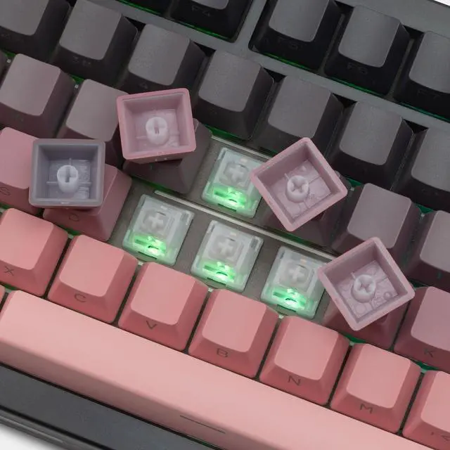 Alt view image 12 of 14 - PMOKEY P75 75% Wireless Mechanical Keyboard, Tri-Mode RGB Gaming Keyboard with Dot-Matrix Display, Aluminum Alloy Body, Volume Knob, Up to 10000mAh Battery (Pro Black)