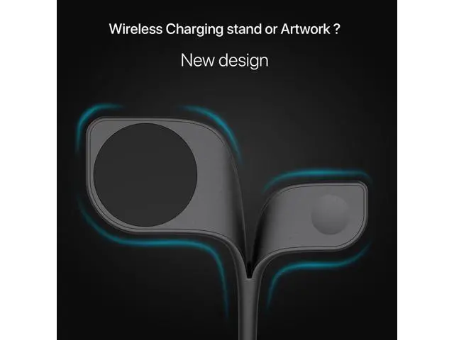 Alt view image 12 of 12 - 3 in 1 Magnetic Wireless Charger for Iphone 13 12/Watch/Headphones Wireless Charger Compatible for Apple Products Fast Wireless