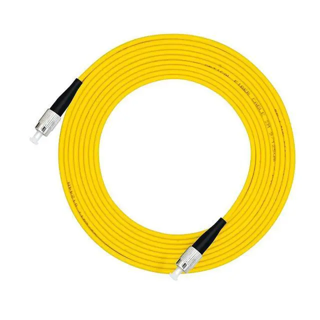 Alt view image 2 of 2 - 100M 328ft Fiber Optic Cable Jumper - Optical Patch Cord, Simplex Single-Mode 9/125 FC-FC