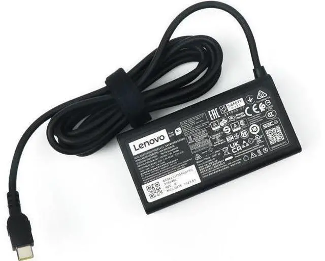 Alt view image 8 of 14 - Laptop Charger 65W Watt USB Type C(USB-C) AC Power Adapter - ThinkPad X1 Carbon Gen 11 E16 ADLX65YDC3E