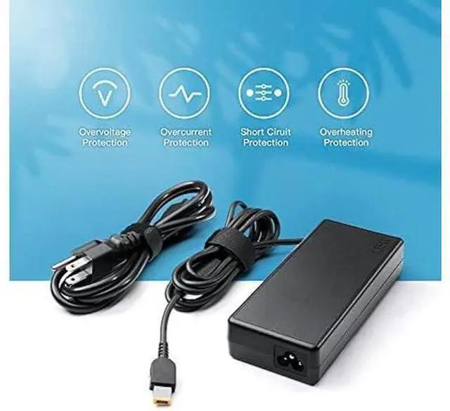 Alt view image 11 of 12 - 135W Laptop Charger Fit for Lenovo Thinkpad P1, 135W AC Adapter Slim Tip 4X20E50558