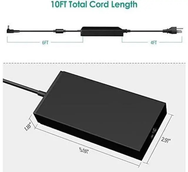Alt view image 9 of 14 - 135W AC Charger Fit for Acer AN515-55 53 53AG 52KW 56S8 52H0 77KS 51ZY 73AA 76F5 54Q0 76EA 57NA ADP-135KB T Laptop Power Adapter