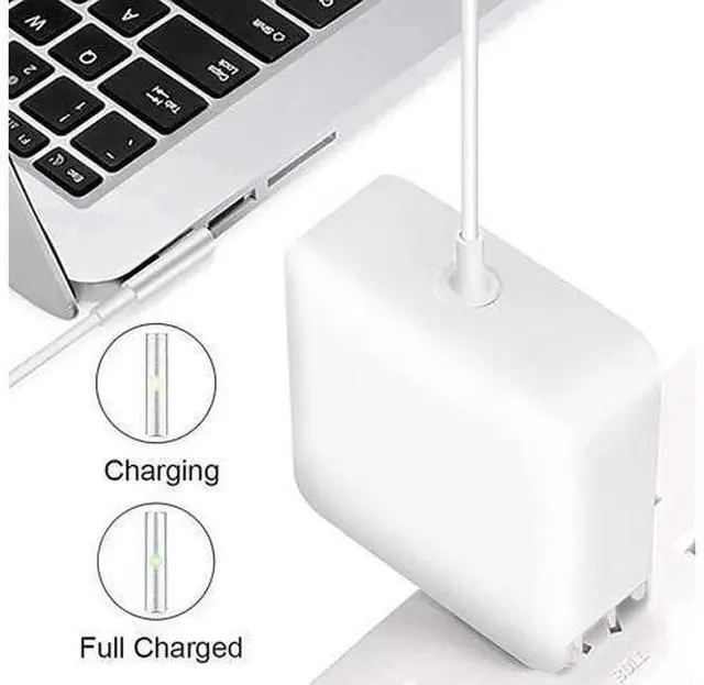 Alt view image 11 of 14 - Universal Charger 60W L-Tip Laptop Charger Compatible with Mac Book Pro Before Mid 2012 Magnetic Powerful Connect Original Quality