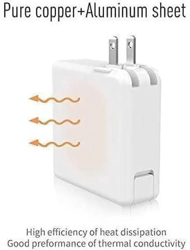 Alt view image 12 of 14 - Universal Charger 60W L-Tip Laptop Charger Compatible with Mac Book Pro Before Mid 2012 Magnetic Powerful Connect Original Quality