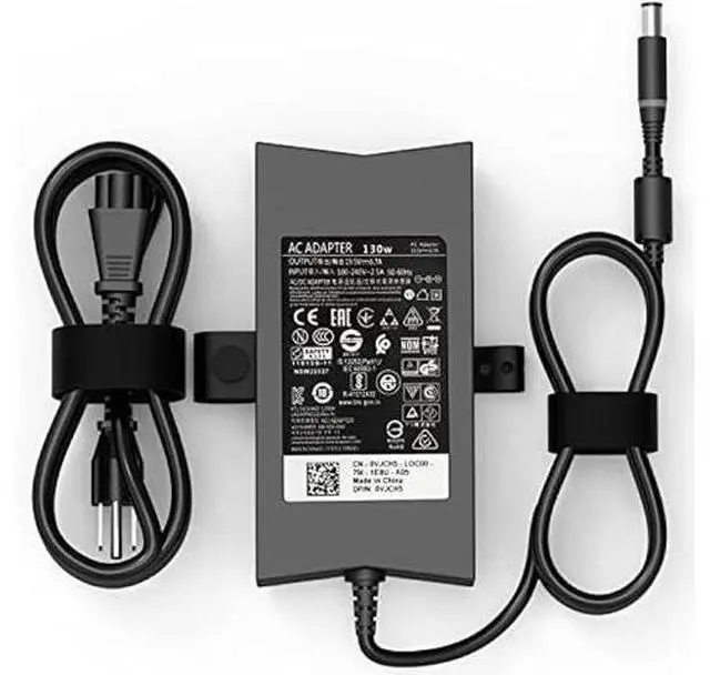 Alt view image 7 of 12 - 130W AC Charger for Dell inspiron 15 7559,Dell Precision 3510 3520 3530 M90 M2400 M4400 M4500 M6300,PA-4E LA130PM121 DA130PE1-00 JU012 Laptop Adapter