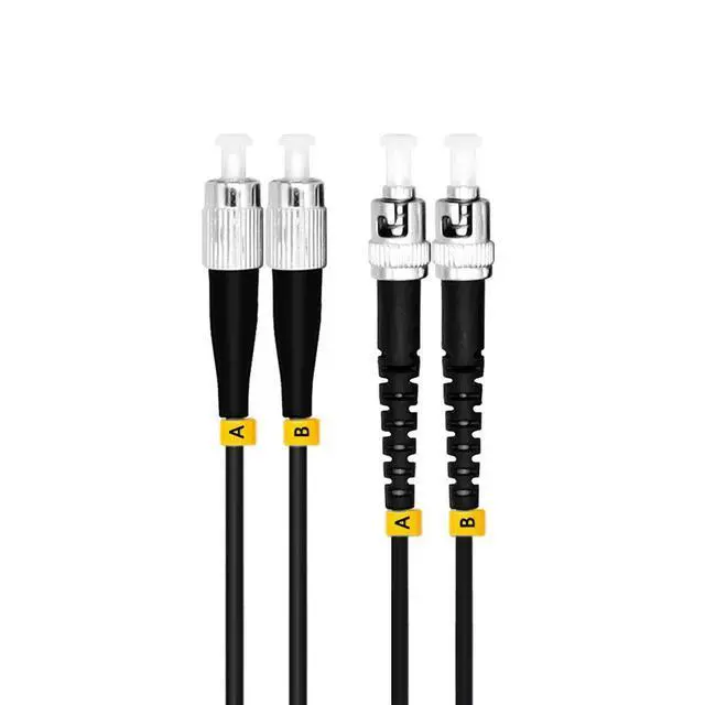 Alt view image 2 of 2 - 75m FC to ST 10G OM3 Outdoor Armored Duplex 50/125 Fiber Optic Cable Jumper Optical Patch Cord Multimode 75meters 245ft FC-ST
