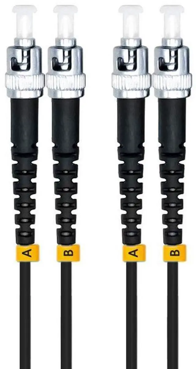 Alt view image 2 of 2 - 75m ST to ST 10G OM3 Outdoor Armored Duplex 50/125 Fiber Optic Cable Jumper Optical Patch Cord Multimode 75meters 245ft ST-ST