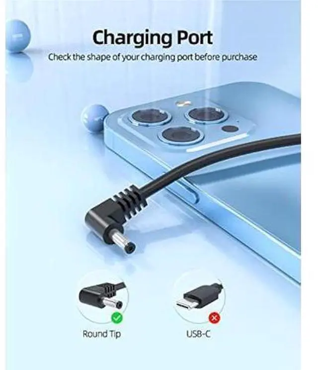 Alt view image 10 of 14 - 12V 2A AC Charger Fit for Chuwi UBook X/Pro X CWI535, GemiBook 13 14 Pro CWI529 Laptop Power Supply Adapter Cord