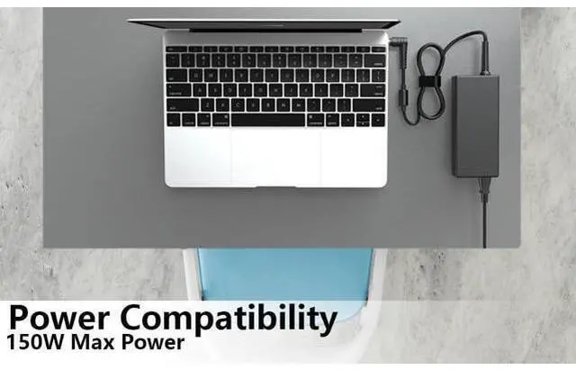 Alt view image 14 of 14 - Ac Charger 65w Fit for HP ProBook 640 650 450 430 440 446 455 470 745 735 725 755 EliteBook 840 850 845 Laptop Cord