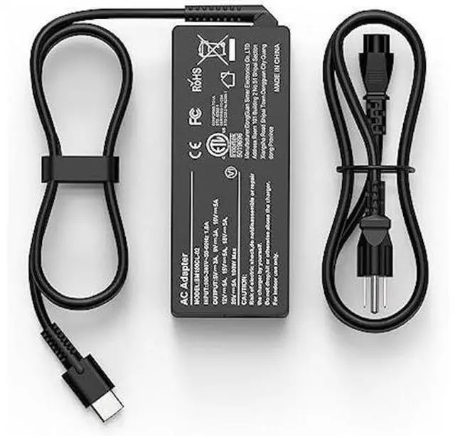Alt view image 7 of 12 - 100W USB C Fast Charger Power Adapter Compatible with Lenovo Thinkpad,MacBook Pro/Air, iPad Pro,HP,Dell,Asus All USB-C Device