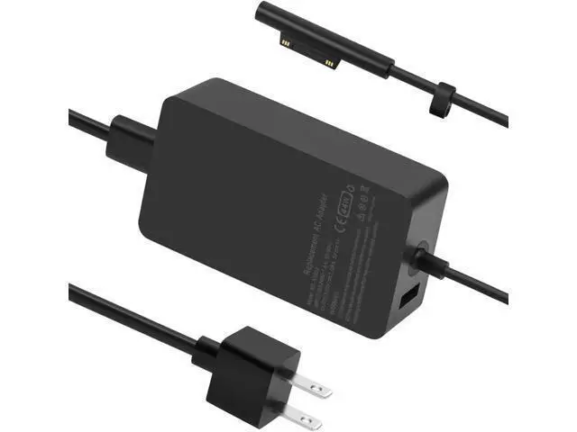 Alt view image 8 of 14 - Surface Charger 44W Power Supply Adapter for Surface Pro 3/4/5/6/7 Surface Laptop Surface Book Surface Go Surface Laptop Go with 6.2 Ft Power Cord
