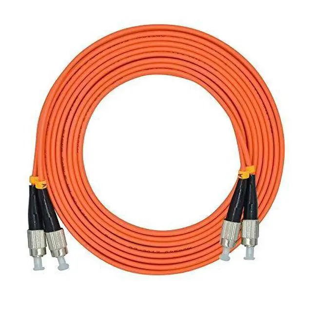 Alt view image 2 of 2 - 20M Fiber Optic Cable Jumper FC-FC, 65ft, OM1 Multimode, 62.5/125