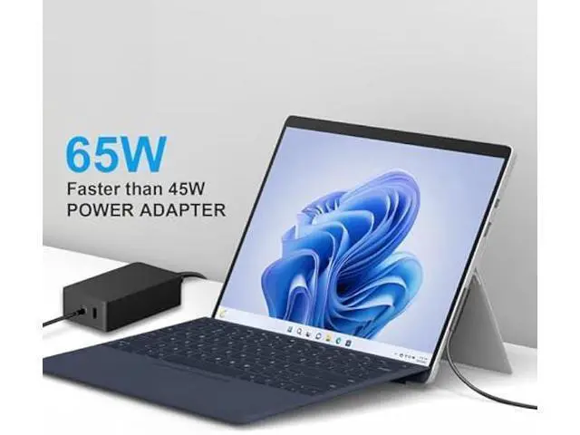 Alt view image 11 of 12 - Charger Compatible with Microsoft Surface Pro, Surface Go Tablet, Surface Book, Support 65W, 44W, 39W, 36W, 24W Microsoft Surface Laptop Charger