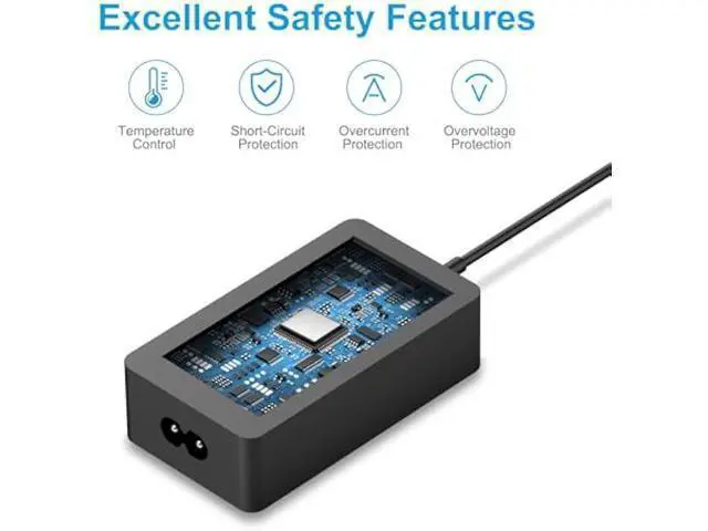 Alt view image 12 of 12 - Charger Compatible with Microsoft Surface Pro, Surface Go Tablet, Surface Book, Support 65W, 44W, 39W, 36W, 24W Microsoft Surface Laptop Charger
