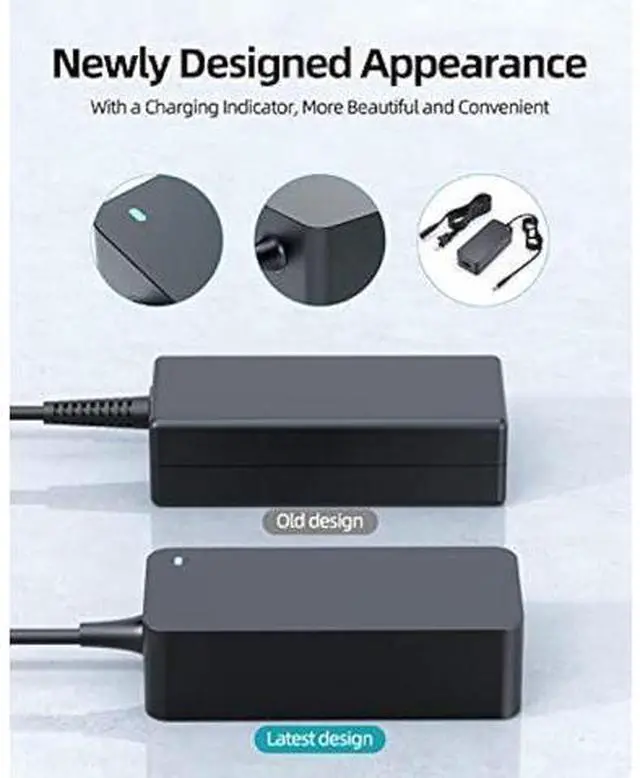 Alt view image 11 of 12 - 65W AC Charger Adapter Fit for Dell-Latitude 3301, Latitude 3310 P95G002 2-in-1 P118G001 Laptop Power Supply Cord