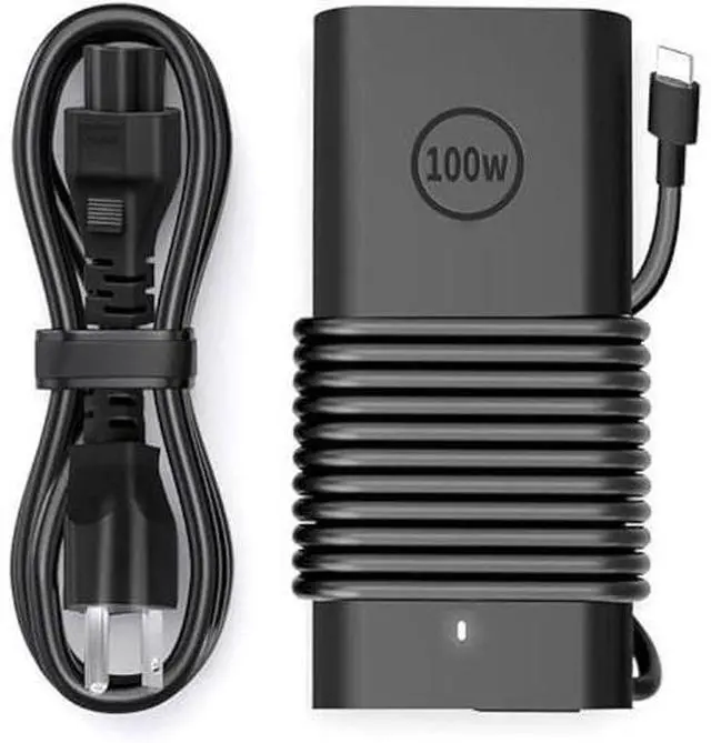 Alt view image 8 of 14 - New GAN Slim AC Adapter,100W USB C Laptop Charger for DELL Latitude 5540 5440 5340 7440 Inspiron 14 Power Cord,for Dell 100W Laptop Charger