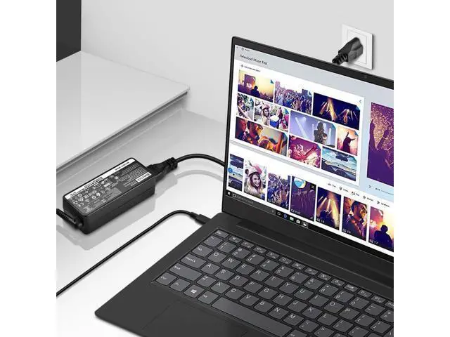 Alt view image 7 of 7 - Charger Compatible with Laptop Computer Thinkpad Yoga Chromebook USB C Laptop Charger 65W 45W