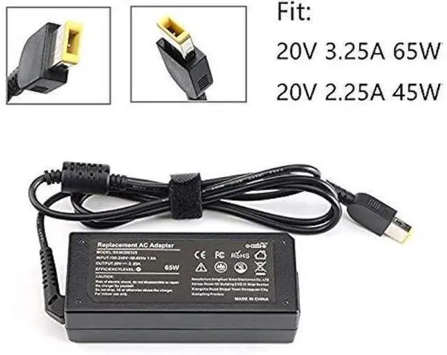 Alt view image 2 of 6 - AC Adapter Charger for Lenovo G50-80 80E501J5US, 80E501JFUS; Lenovo G50 80E30181US, 80L0000QUS, 80E501B2US Notebook Battery Power Supply Cord Plug
