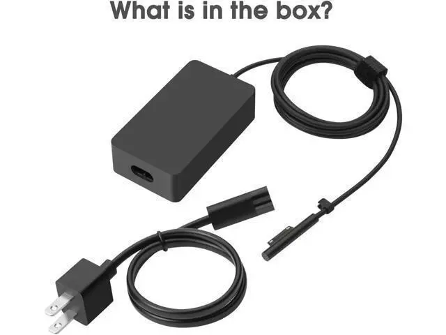 Alt view image 14 of 14 - Surface Charger 44W Power Supply Adapter for Surface Pro 3/4/5/6/7 Surface Laptop Surface Book Surface Go Surface Laptop Go with 6.2 Ft Power Cord