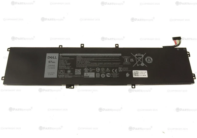 Alt view image 7 of 10 - Dell Original Inspiron 7501 Vostro 7500 G7 7700 6-Cell 97Wh OEM Battery W62W6