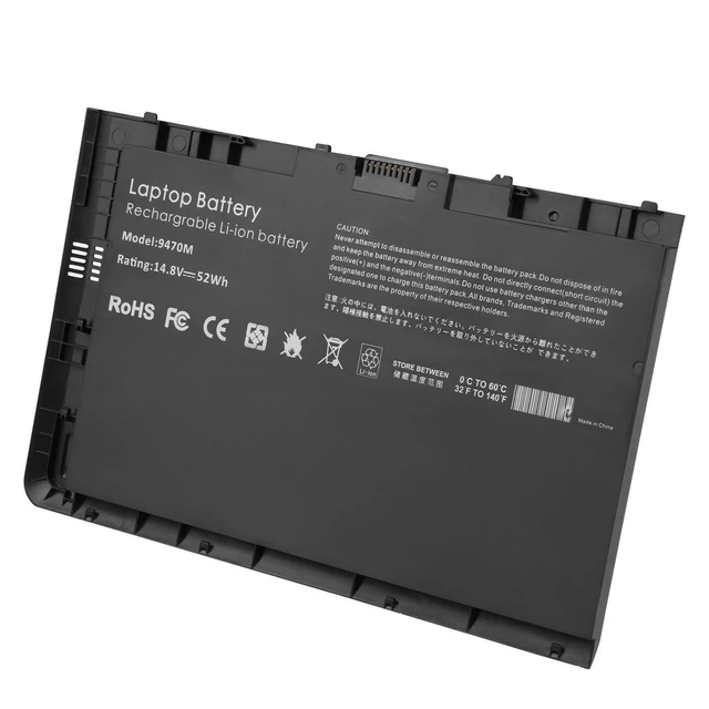 Alt view image 7 of 10 - 14.8V Battery for HP BT04 BT04XL EliteBook Folio 9470 9470m