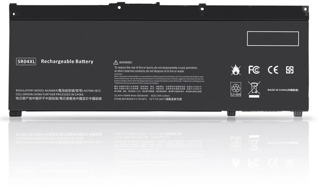 Alt view image 6 of 10 - 15.4V Battery for HP Omen 15 15-dc0xxx 15-dc1xxx 15-ce0xx 15-cb0xx Series