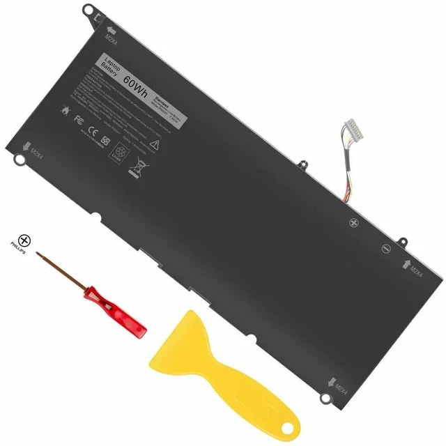 Alt view image 6 of 10 - 60Wh PW23Y Battery for Dell XPS 13 9360 Series 13 2017 13-9360-D1605G 13-9360-D1605T