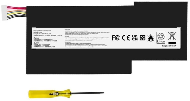 Alt view image 6 of 10 - 11.4V Battery for MSI MS-17B4 MS-17F3 MS-17F4 MS-17B3 MS-17F1