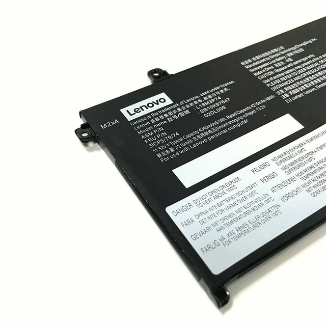 Alt view image 2 of 3 - New Genuine OEM Lenovo Battery 51Wh ThinkPad T490 T495 P43S P14s Gen 1st T14 Gen 1st Series Laptop SB10K97646 02DL008 L18L3P73 L18M3P74 L18C3P71 L18C3P72 L18M4P74 11.52V L18M3P73