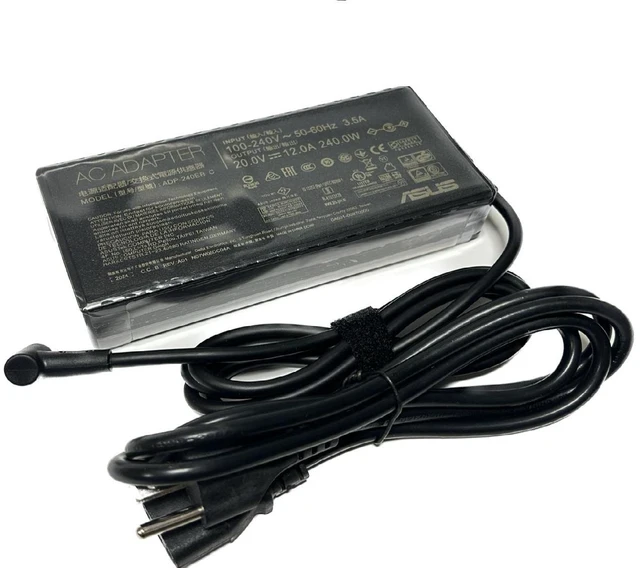 Alt view image 4 of 6 - 240W 20V 12A AC Adapter Charger For ASUS TUF Gaming F15 FX507ZM-ES74 ADP-240EB C