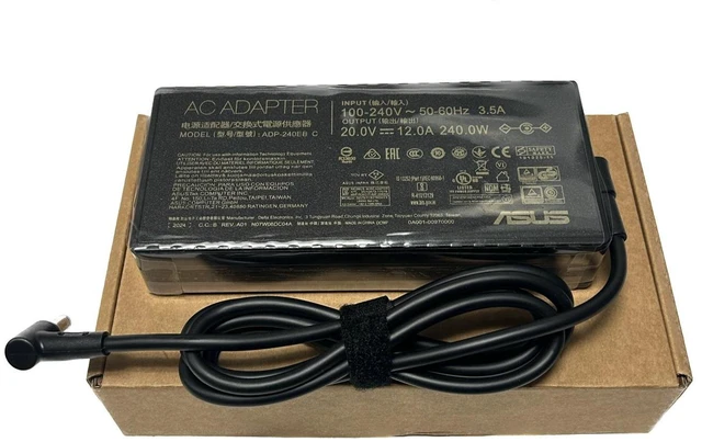 Alt view image 6 of 6 - 240W 20V 12A AC Adapter Charger For ASUS TUF Gaming F15 FX507ZM-ES74 ADP-240EB C