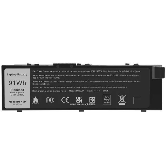 Alt view image 6 of 10 - 91Wh MFKVP Battery for Dell Precision 7510 7520 7710 7720 M7510 M7710