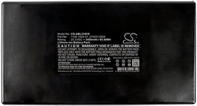 Alt view image 10 of 10 - VI VINTRONS Battery for Ambrogio Alex, L60 b, L30, L30 Elite, L50, L75, L85 Deluxe Edition,