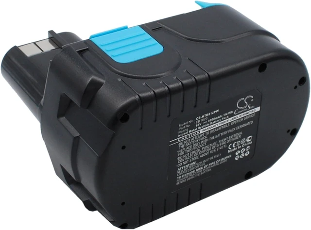 Alt view image 7 of 10 - Replacement Compatible with Battery Hitachi G18DL, KC 18DA, RB 18DL, UB 18D, UB 18DL, WH 18DFL, WH 18DL, WH 18DMR, WR 18DL, WR 18DMR