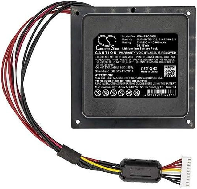 Alt view image 3 of 4 - LIONX Battery for JBLPARTYBOX300CN PartyBox 300 2INR19/66/4 GSP-ICR2S4P-PB350A SUN-INTE-125 13400mAh / 99.16Wh