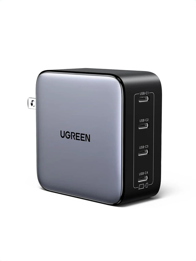 Alt view image 8 of 14 - UGREEN Nexode 100W GaN USB C Wall Charger, 4-Port Type-C Fast Charger Compatible with MacBook Pro/Air, Dell XPS, iPhone 17/16/15 Series, Galaxy S25/S24, Pixel 10/9, iPad Air, Steam Deck